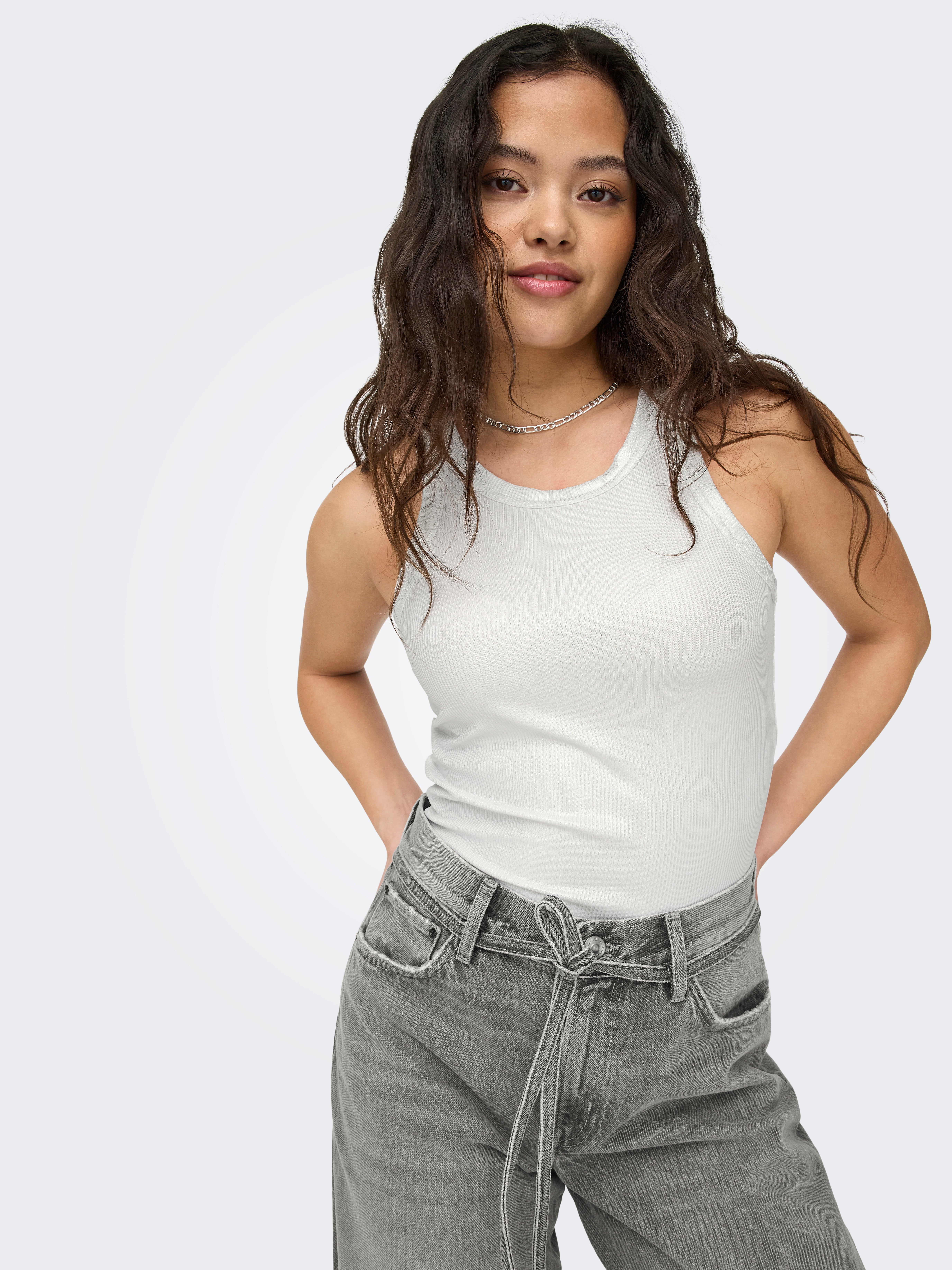 ONLSOL Tanktop Silver
