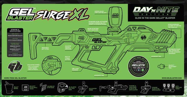 Gel Blaster Surge XL Day N Nite