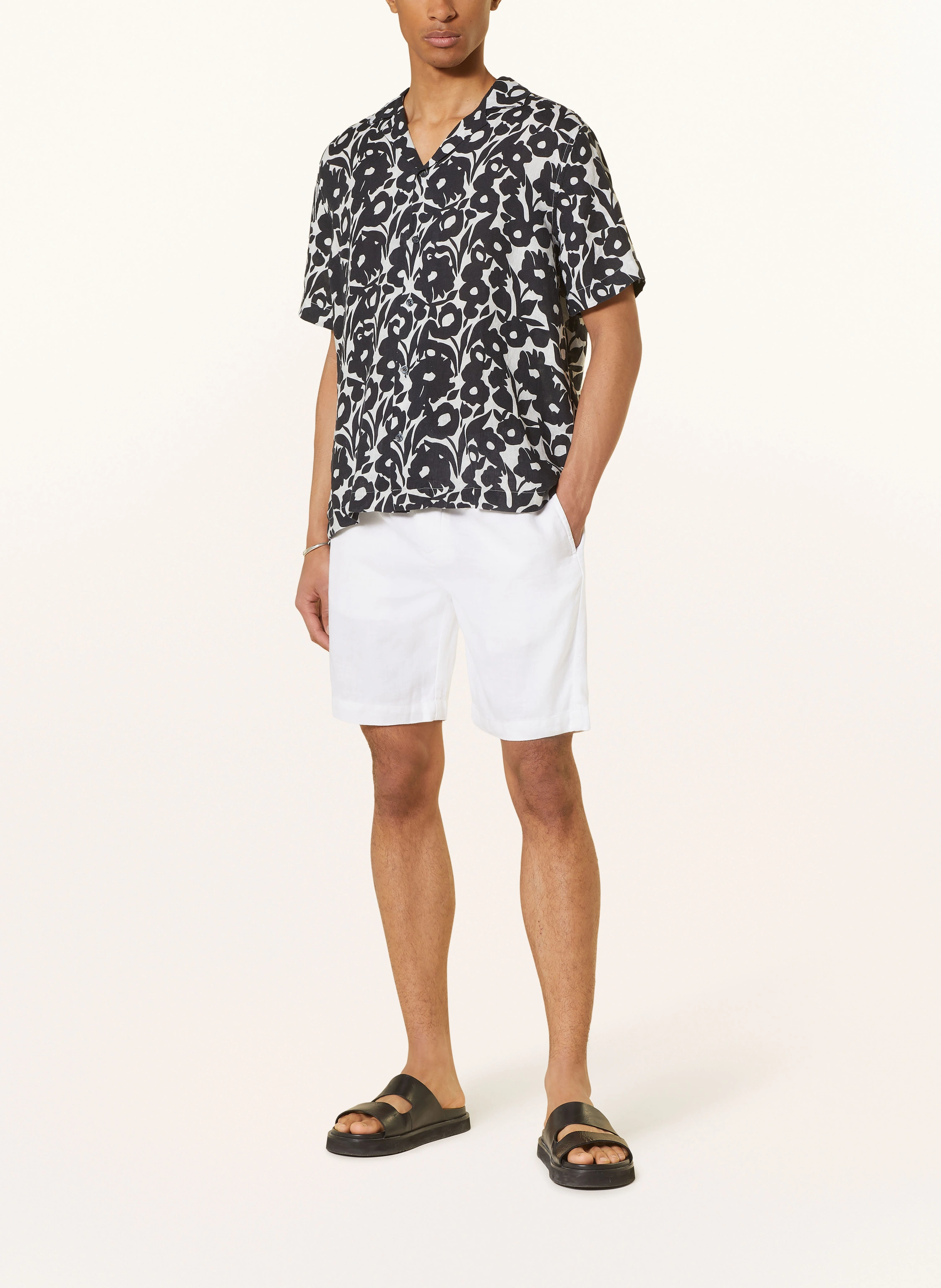 FRESCOBOL CARIOCA Resorthemd ROBERTO Comfort Fit aus Leinen