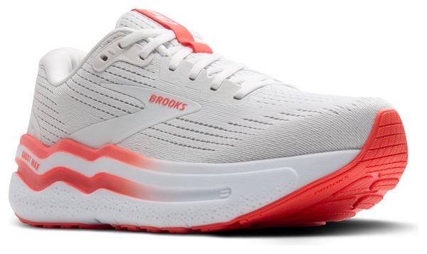 Chaussures Running Brooks Ghost Max 2 Blanc/Rose Femme
