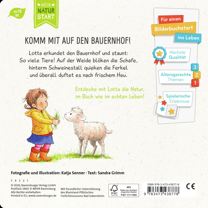 Mein Natur Start - Lotta entdeckt die Welt -  Auf dem Bauernhof