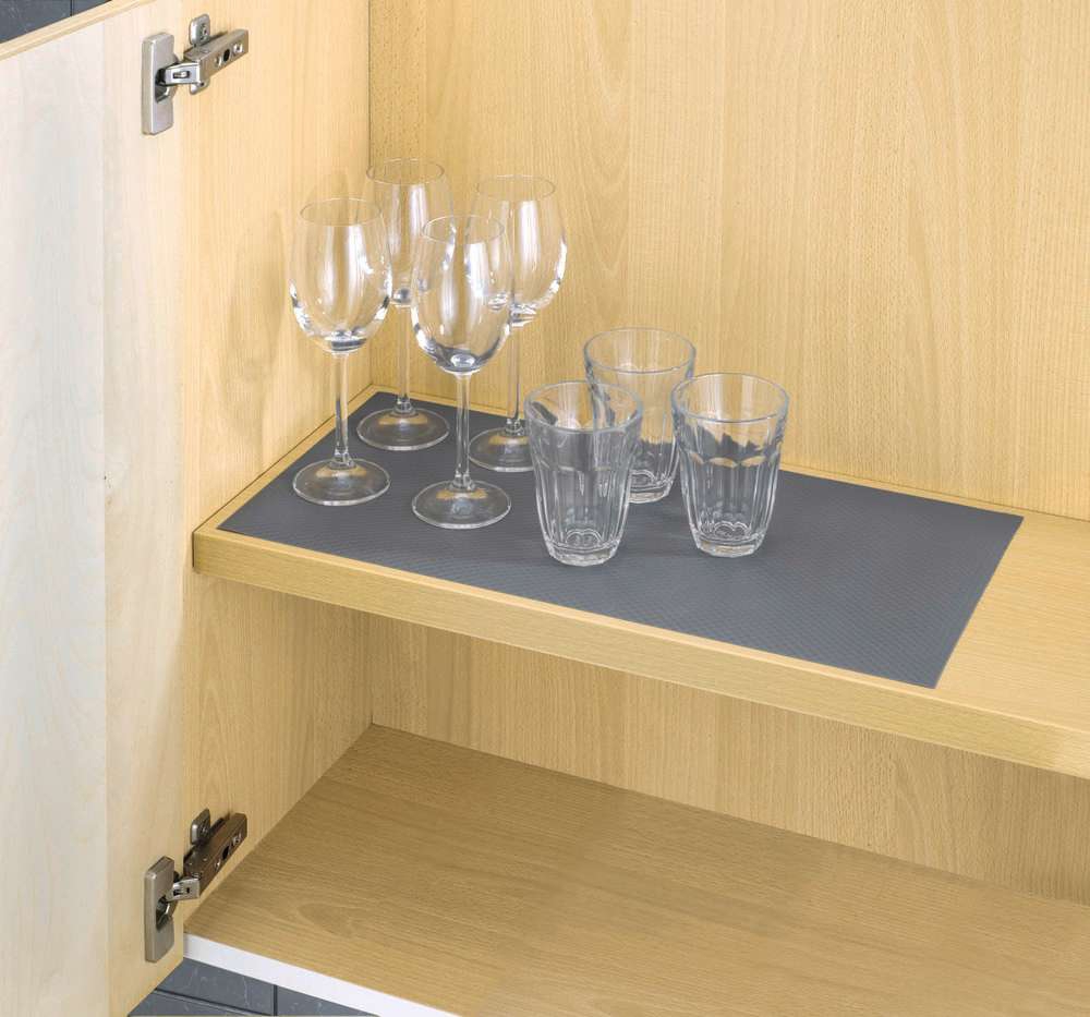 Wenko Anti Rutsch Matte 150 x 50 cm grau für schwere Dinge