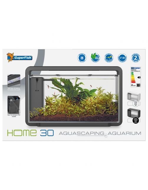 Superfish Home 30 Aquarium 46.5x25x28.5 cm - Aquaria