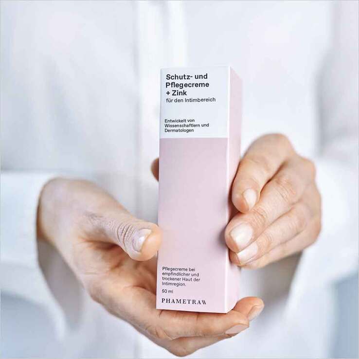 Intim Schutz- und Pflegecreme + Zink, 50 ml