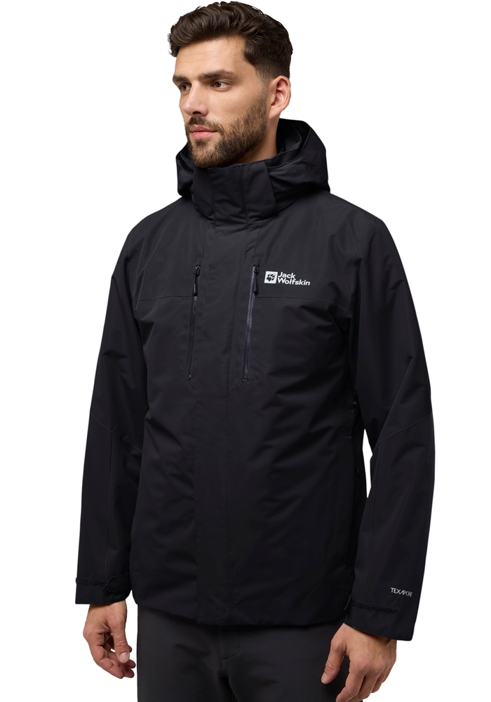Jack Wolfskin 3-in-1-Funktionsjacke »JASPER 3IN1 JKT M« mit Kapuze