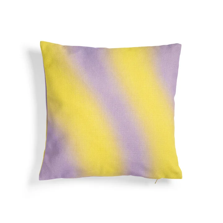 &klevering - Hue Kissen 40 x 40 cm, lila / gelb