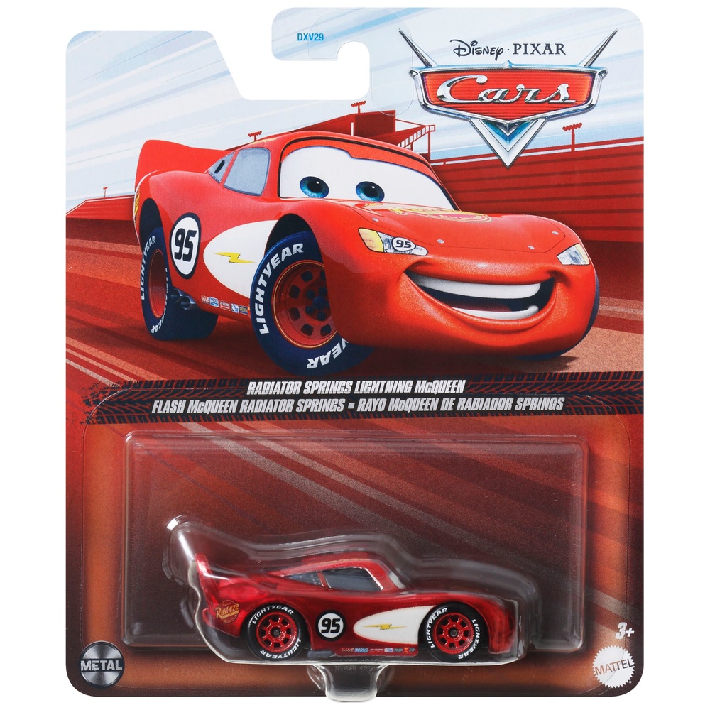Pixar Cars 1:55 Radiator Springs Lightning McQueen Diecast-Fahrzeug