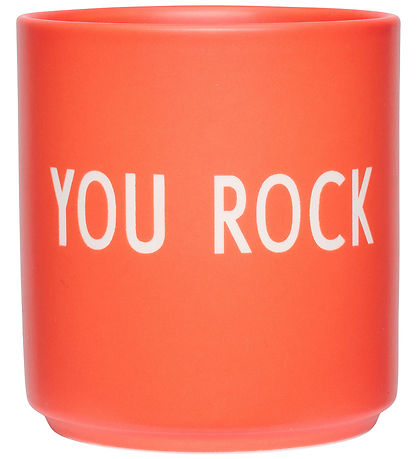 Design Letters Becher - Favorit - Du Rock - Orange