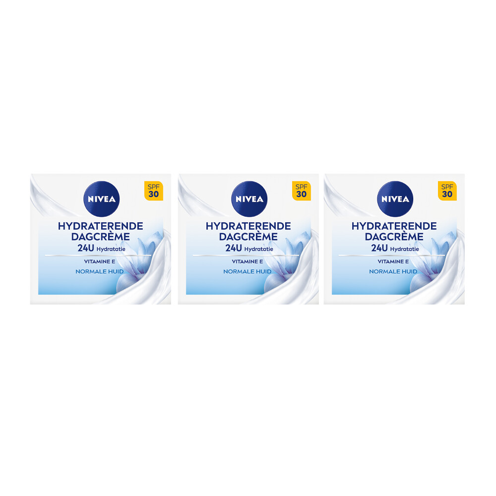 3x Nivea Dagcrème Hydraterend SPF 3050 ml