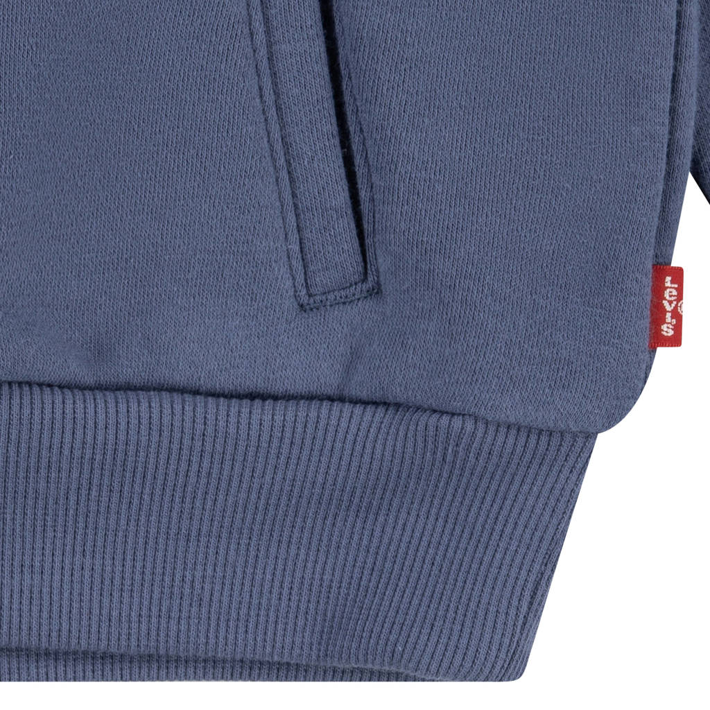 Levi's sweater COLLEGIATE met printopdruk middenblauw/wit