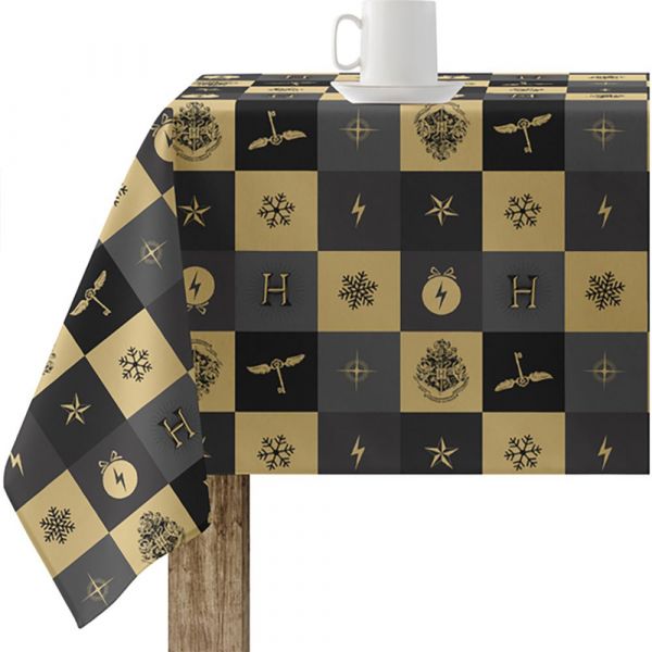 Play Fabrics Hogwarts Antimanchas Treatment Christmas 200x139 Cm Dourado