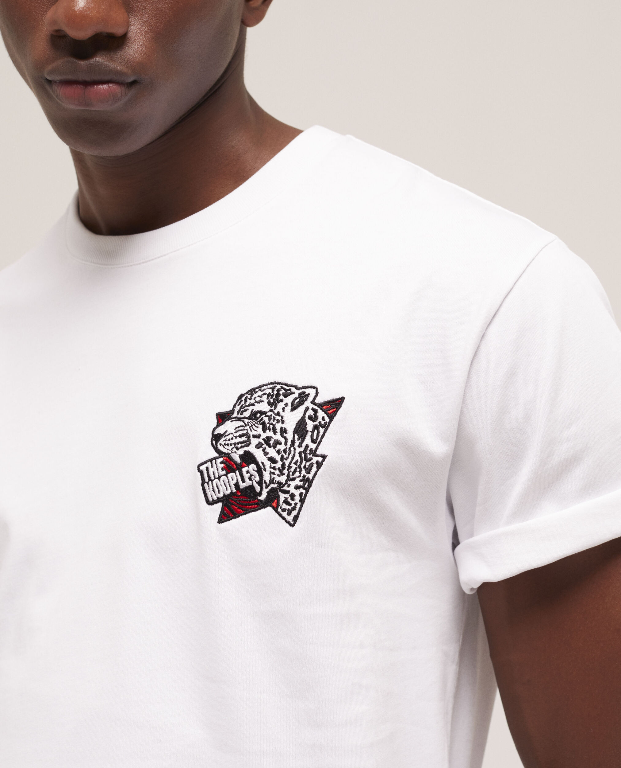 T-shirt sérigraphié blanc
