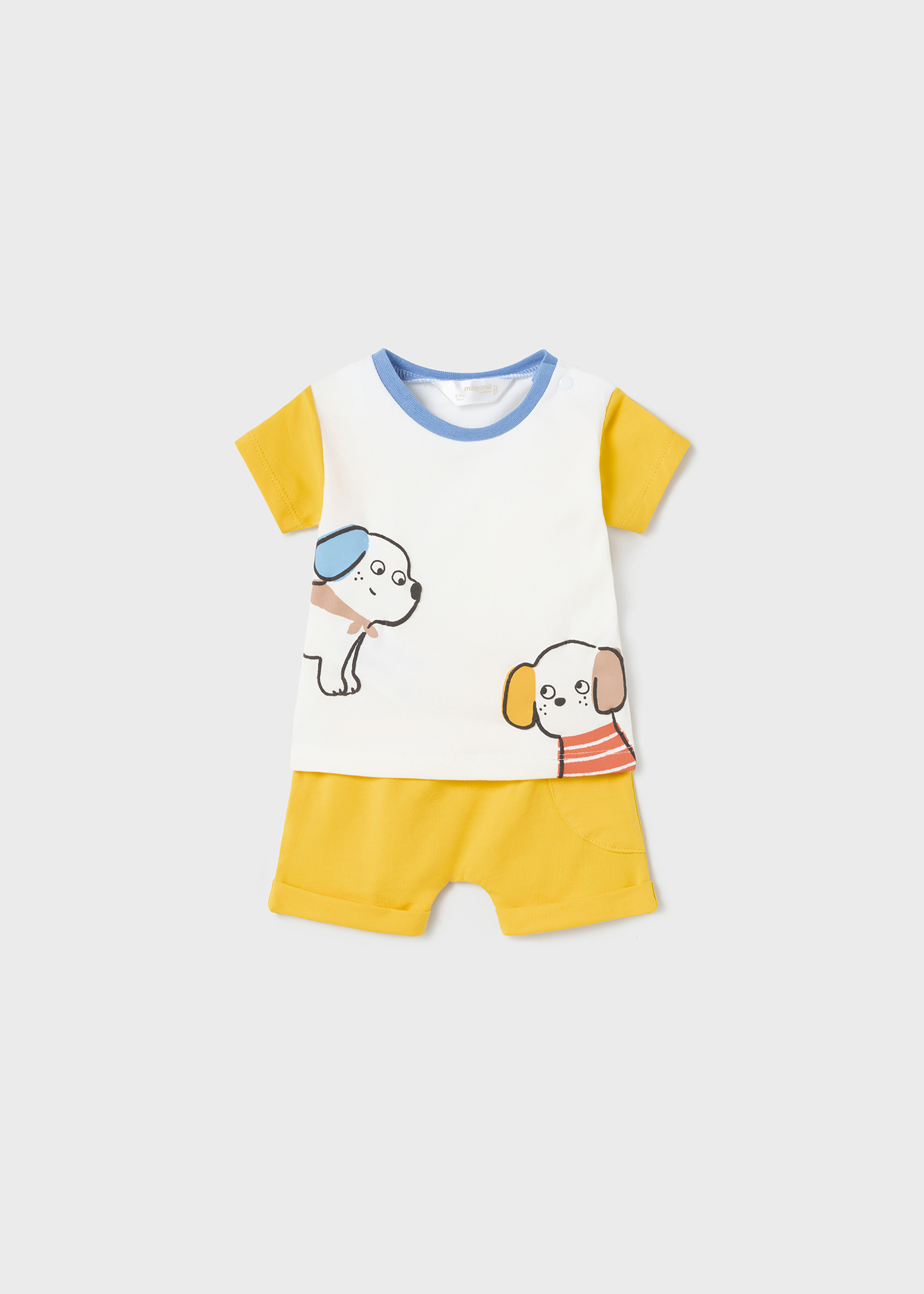 Conjunto de algodão com 4 peças para recém-nascido
