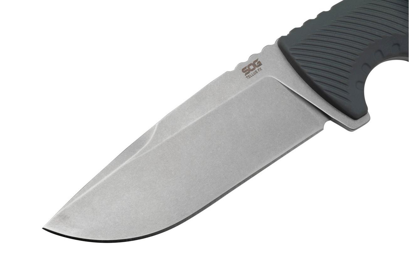 SOG Tellus FX 17-06-02-41 Wolf Gray, vaststaand mes