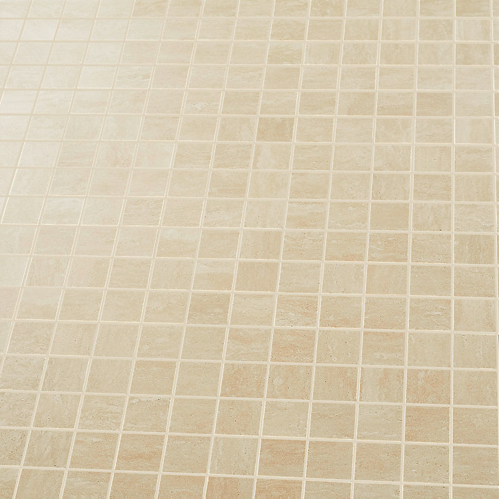 Mosaïque beige 30x30cm Soft travertin