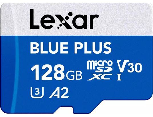 LEXAR - Carte mémoire 128 Go Blue Plus Series MicroSDXC 128GB