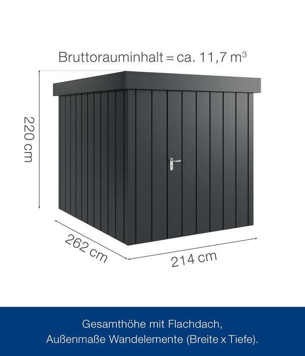 Hörmann Metallgerätehaus Juno JFD6 M-Sk