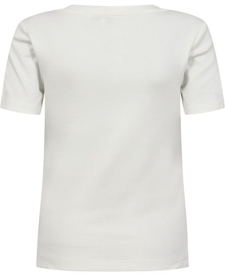 Tommy Hilfiger NEW SLIM CODY V-NK SS Nos ecru