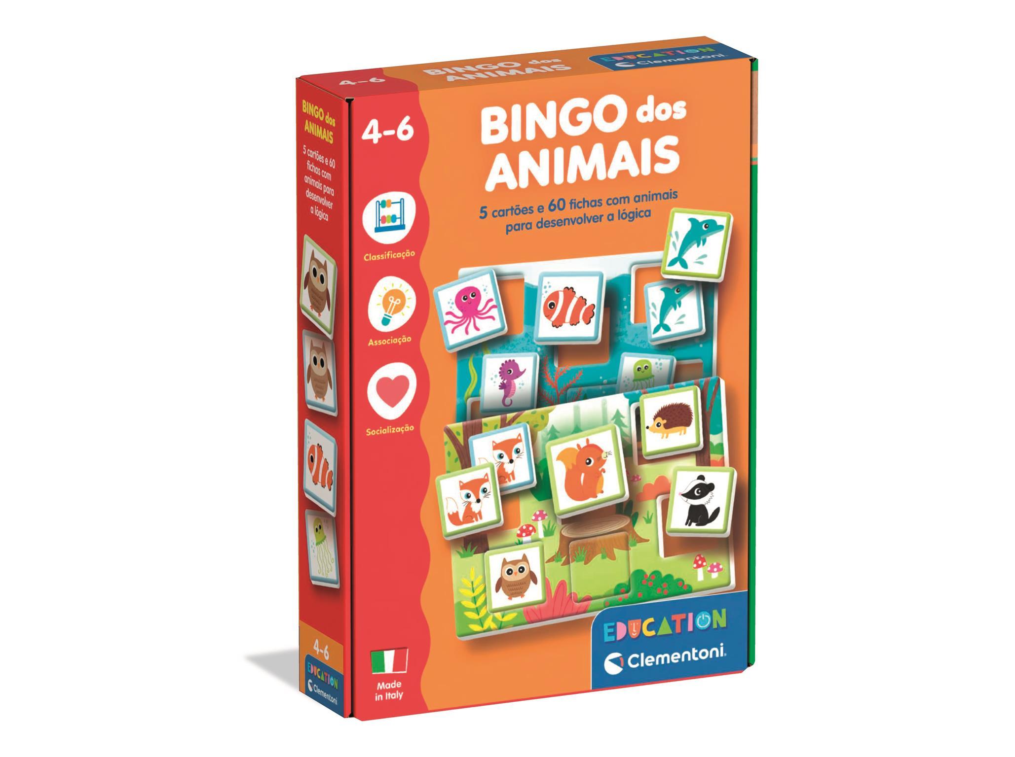 BINGO DOS ANIMAIS CLEMENTONI