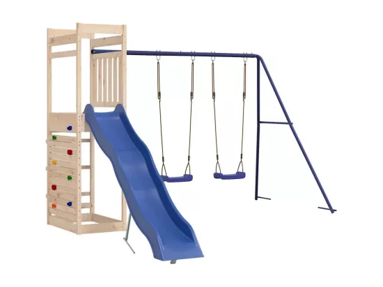 Aire de jeux d'extérieur bois de pin massif
