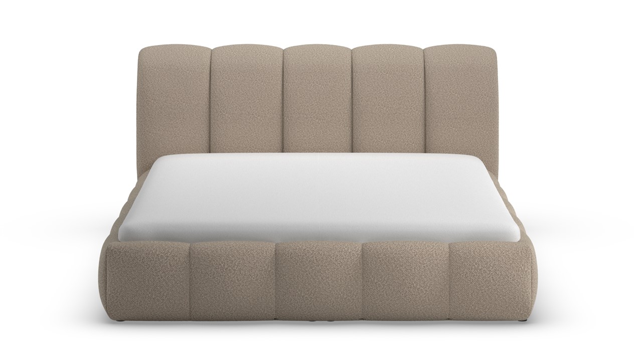 Bed Dune - Bold bouclé beige