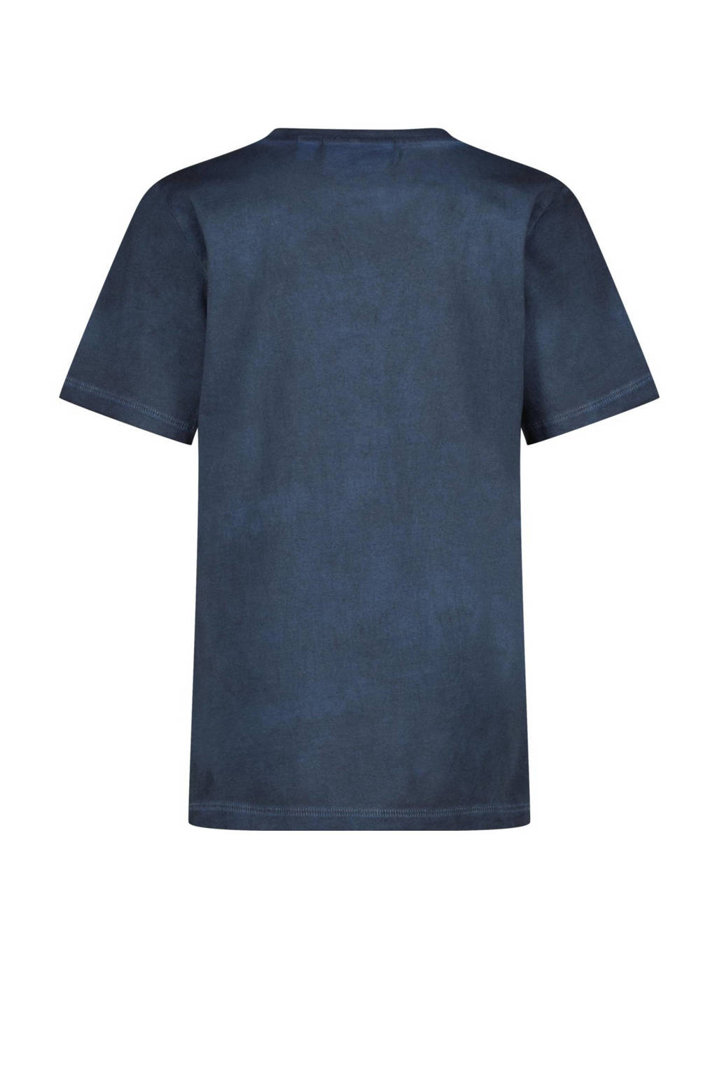 Vingino T-shirt Hois met printopdruk donkerblauw