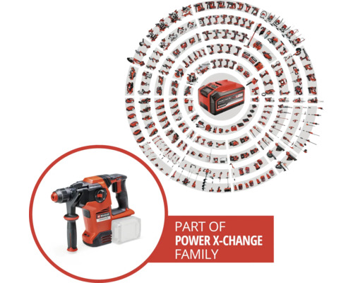 Einhell Power X-Change Herocco 36/28 accuboorhamer, zonder accu en lader
