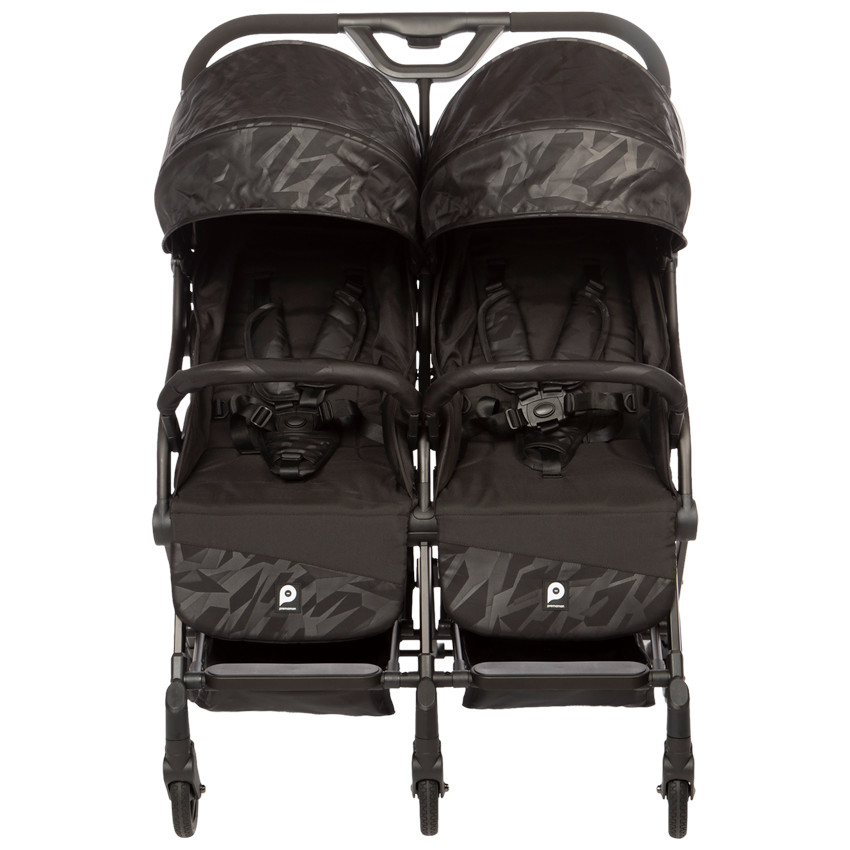 Poussette double premium Aria Twin - Noir