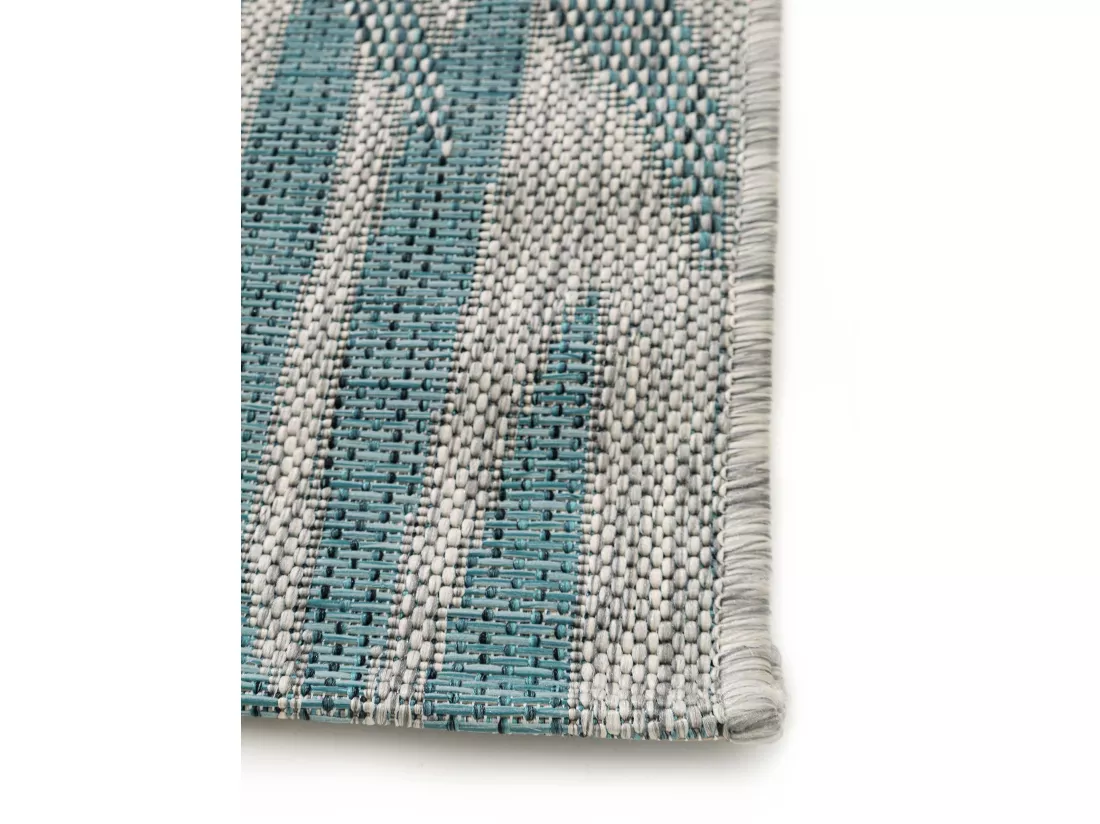 Tapis d'extérieur & intérieur Cleo Bleu 80x150 cm