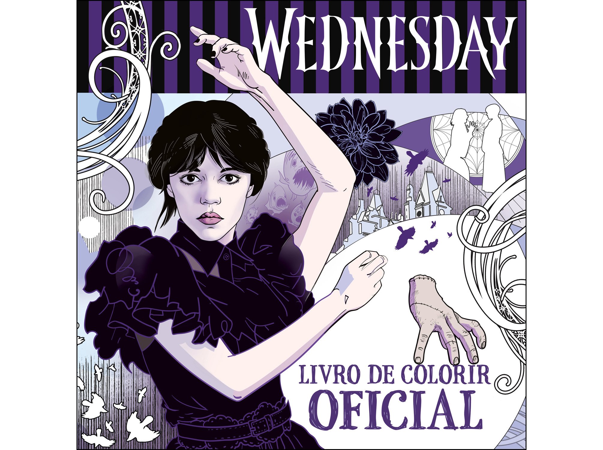 LIVRO WEDNESDAY: LIVRO DE COLORIR OFICIAL MIKE MESKIN