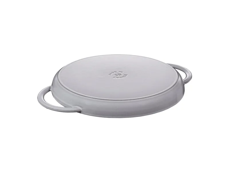 Staub Grillpande Induktion Rund 30cm Grafitgrå