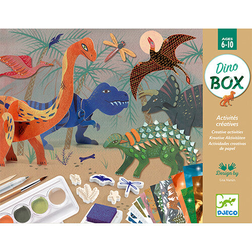 Djeco knutselset zes activiteiten - dinosaurussen