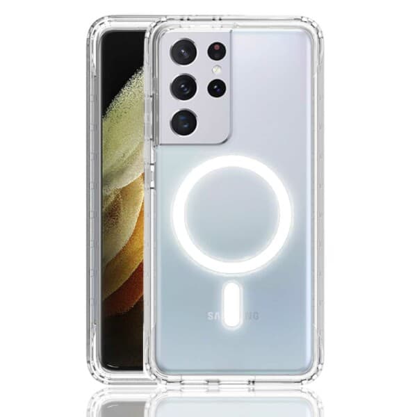 Galaxy S21 Ultra Magsafe Mobile Shell Transparent
