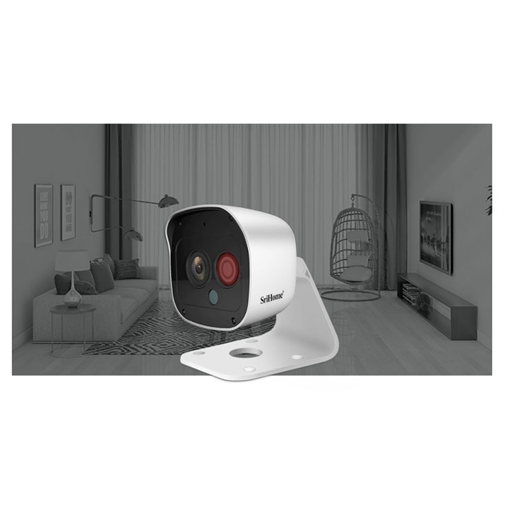 (3MP) WiFi Internet IP Kamera HD 1080p IR Nachtsichtfunktion und Bewegungserkennung / AP / Audio / Micro SD Slot / IP66 (iOS/Android)