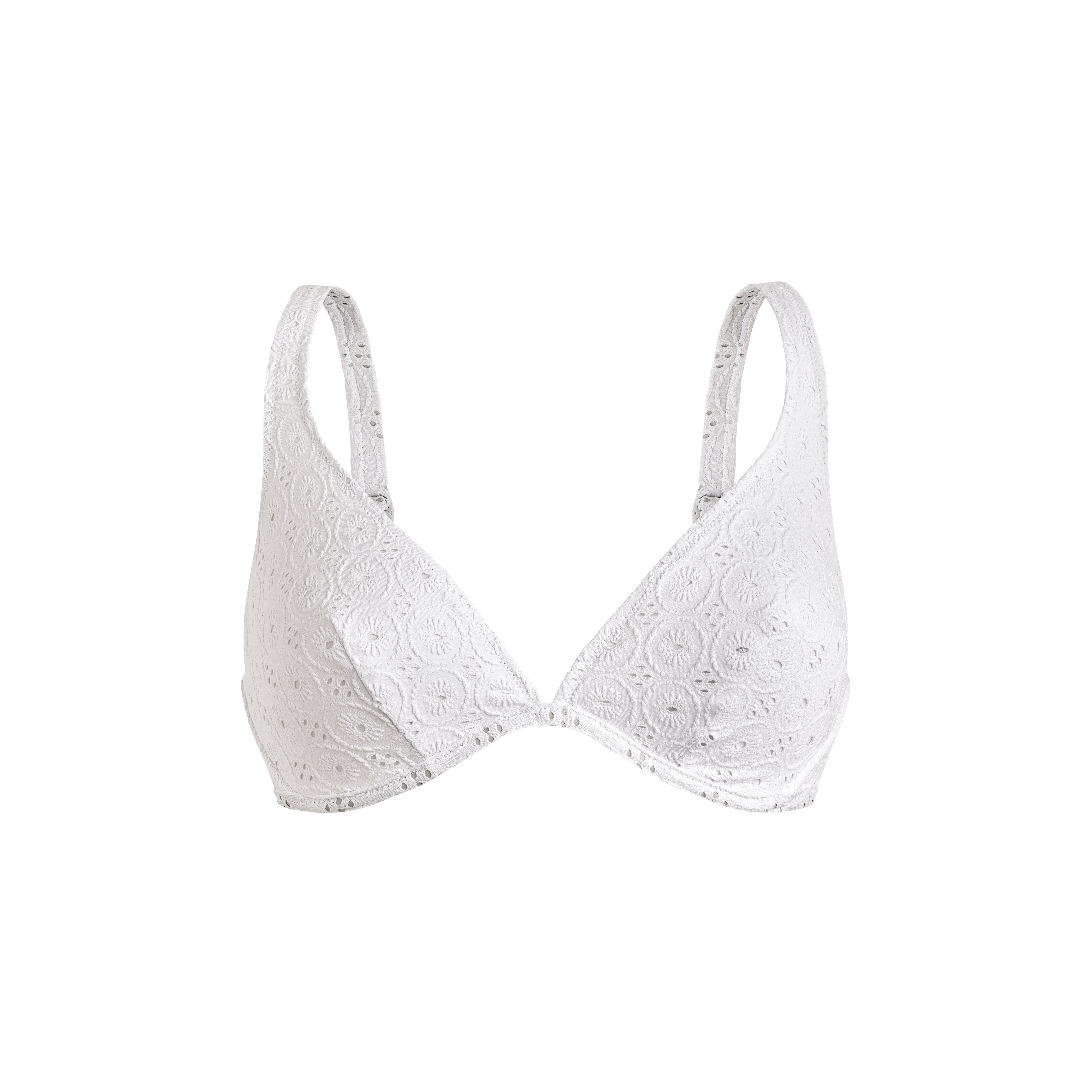 Haut de maillot de bain avec armatures femme Broderie Anglaise