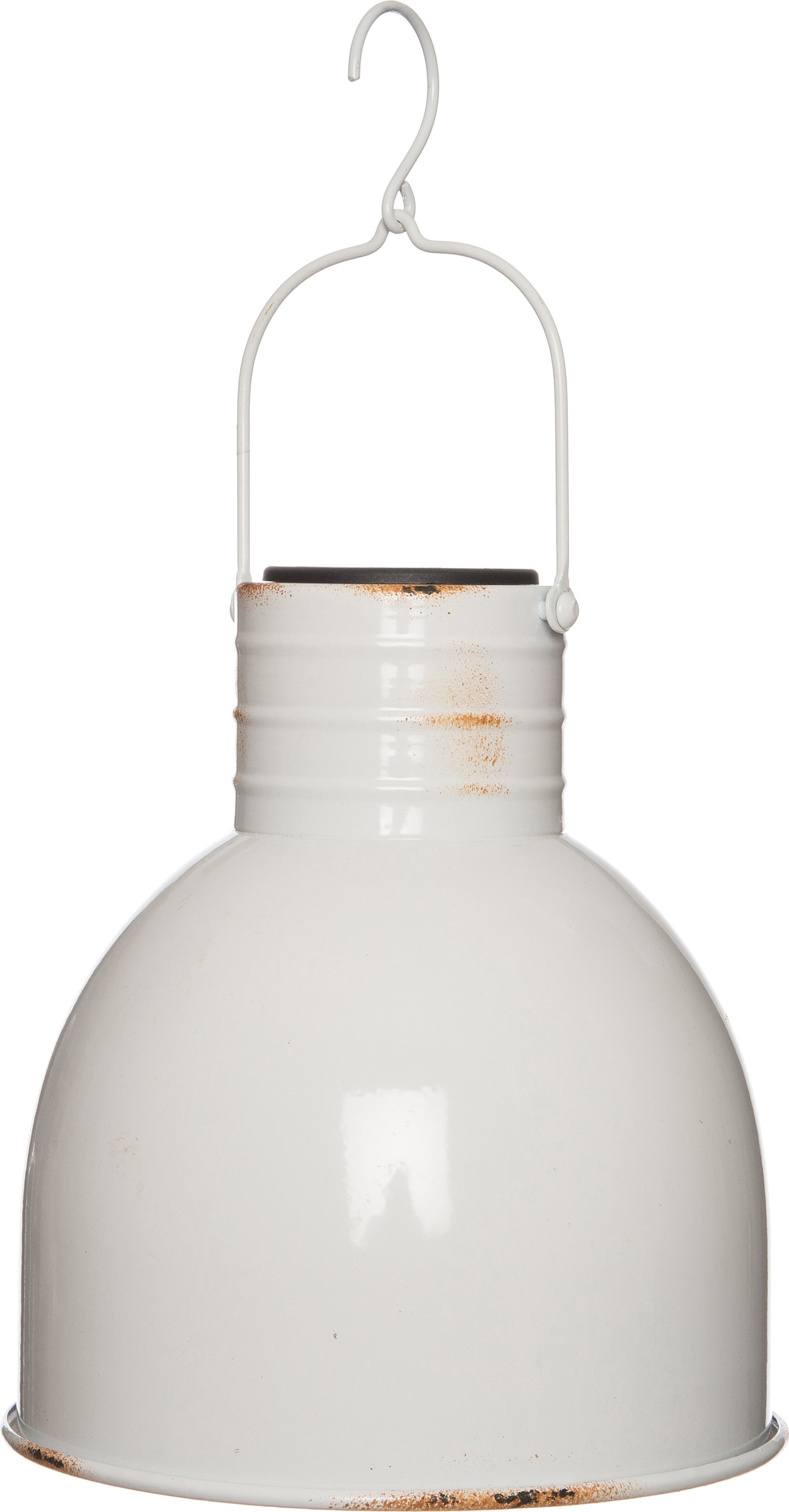 Intratuin solar hanglamp wit / geel 20,5 x 20,5 x 25 cm