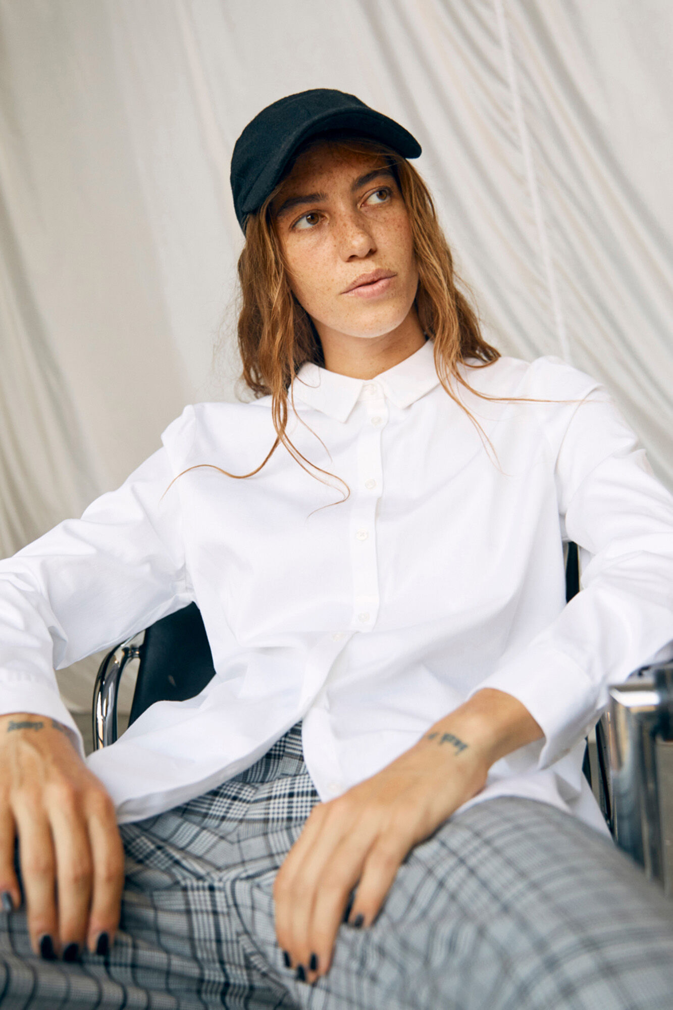 Camisa popelín - Blanco