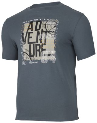 BengerBW SHIRT PRINT ADVENTURE - anthrazit