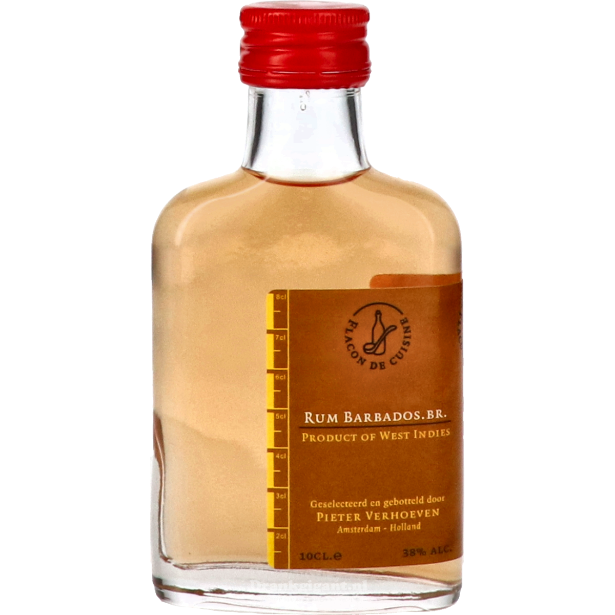 Barbados Rum Bruin Keukenflesje 10 cl