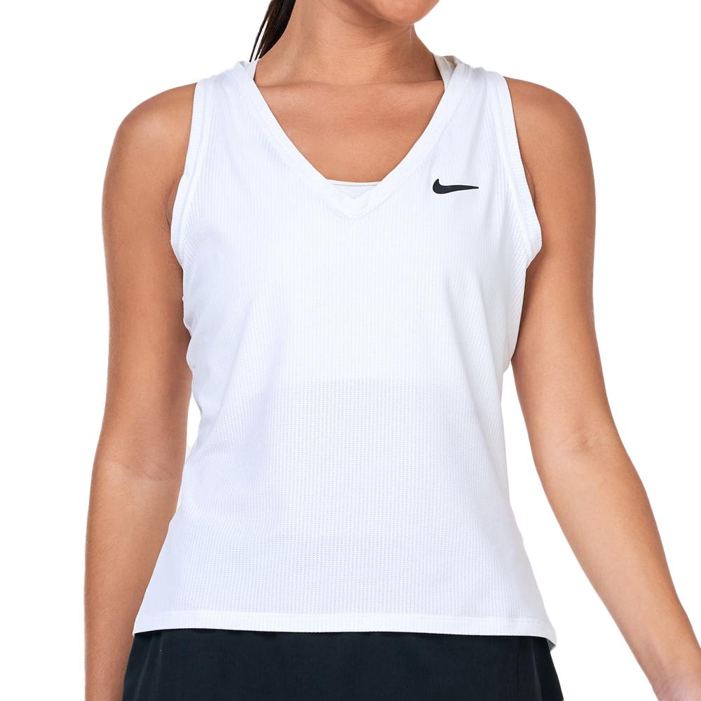 Nike Débardeur Blanc Femme Nike Nkct