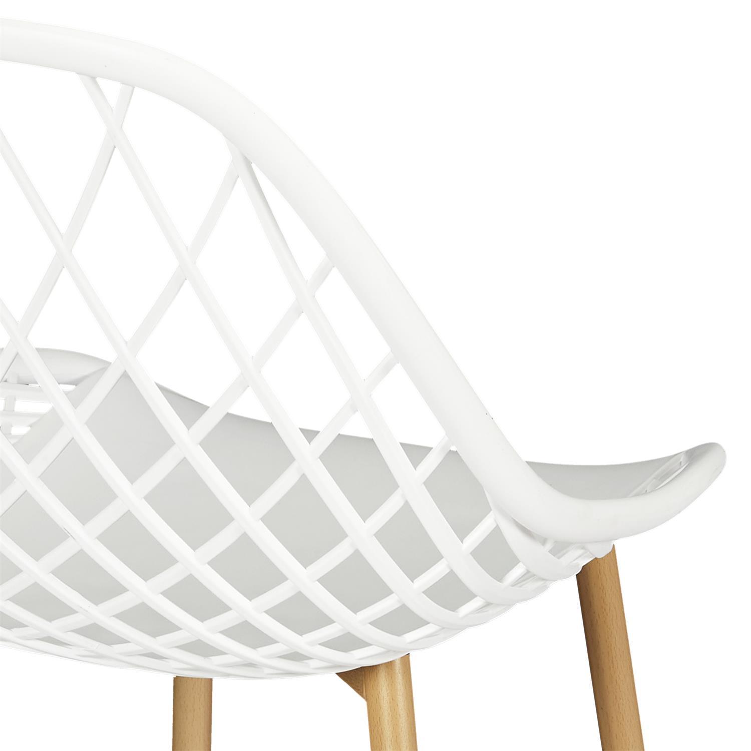 CHAISE EXTERIEUR MALAGA BLANC