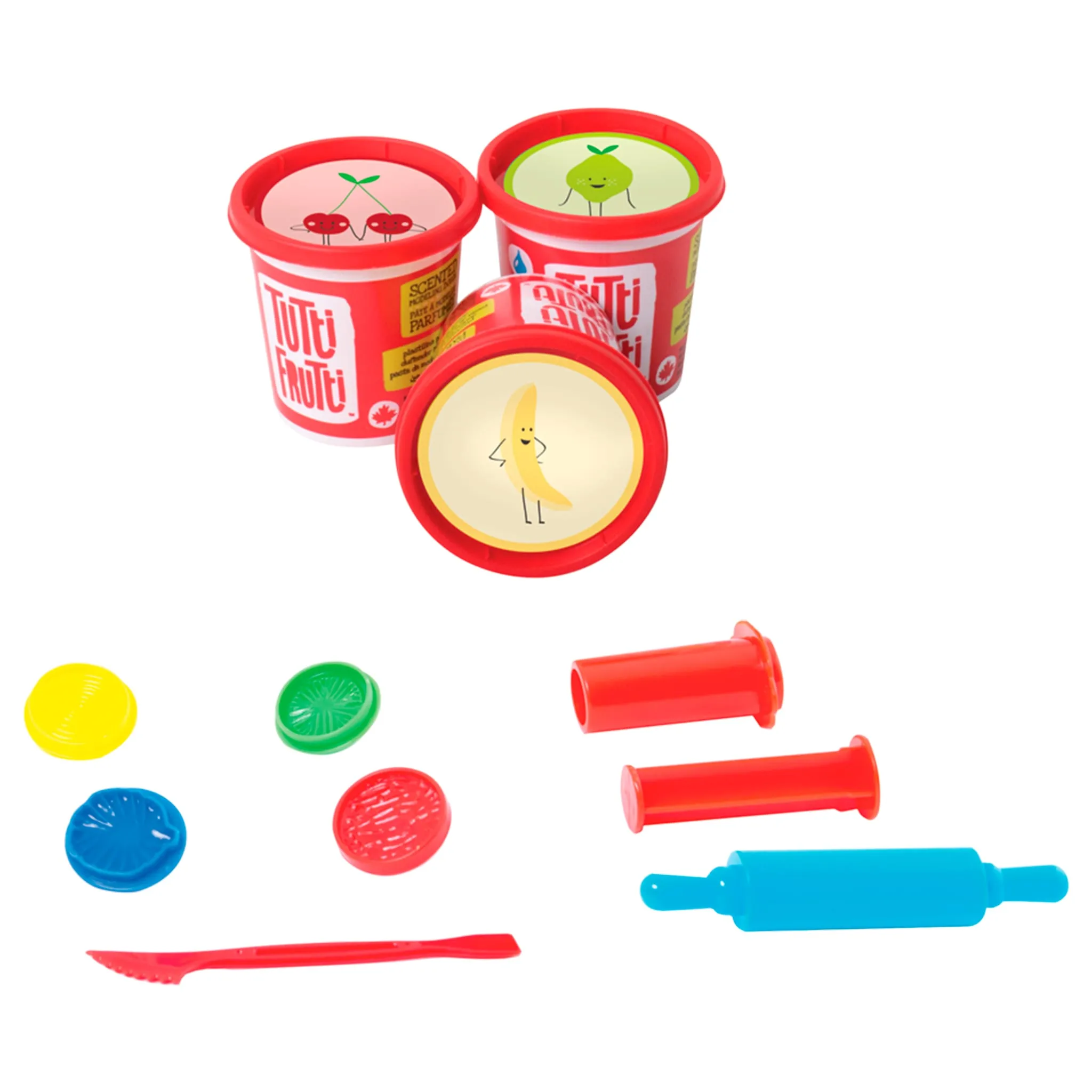Tutti Frutti Trio Pâtes à Modeler - Hamburgers