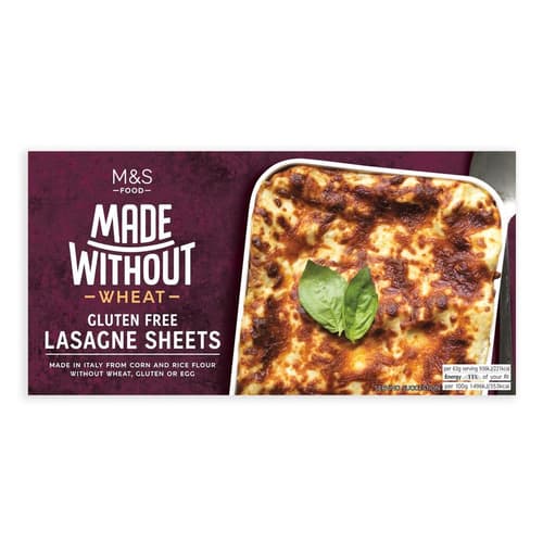 Marks & Spencer Lasagne aus Mais- und Reismehl glutenfrei