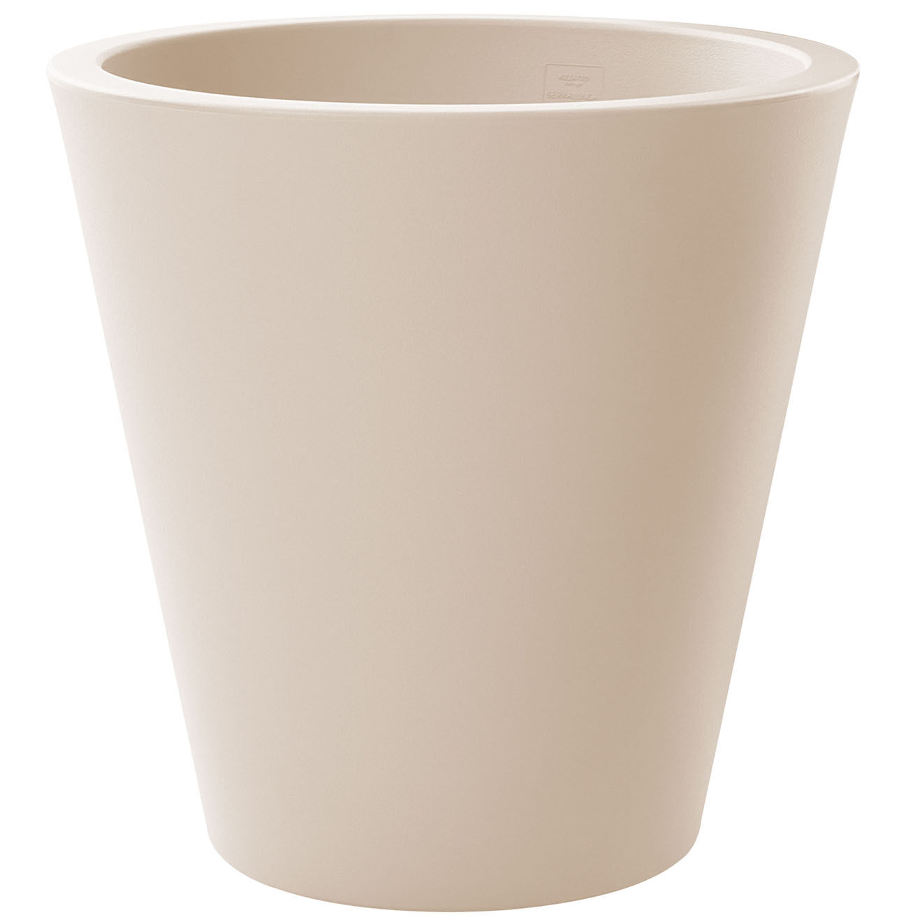 Serralunga Pot newpot design par paolo rizzatto beige - D 70x70 cm