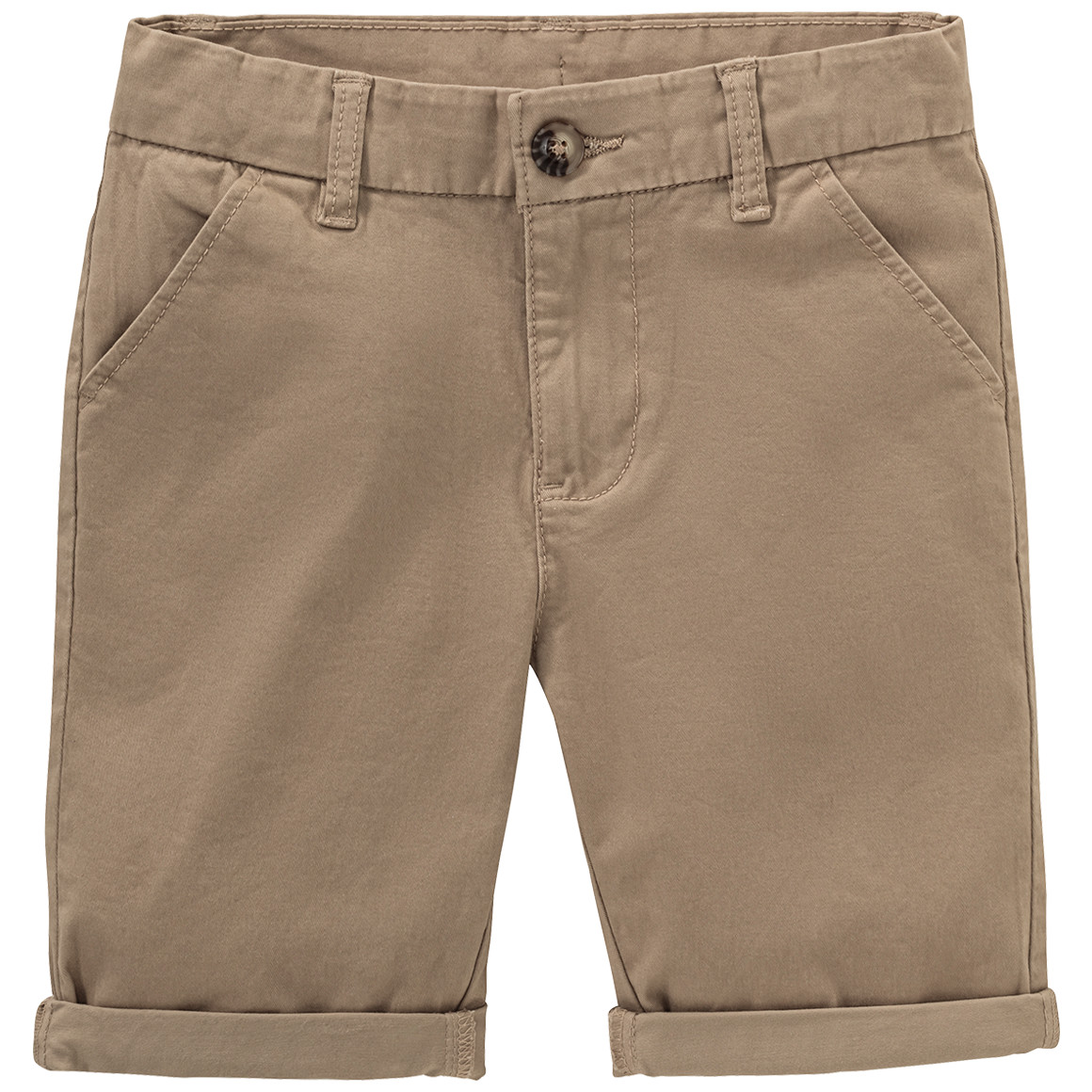 Jonas Nielsen Jungen Bermuda-Shorts in Unifarben beige