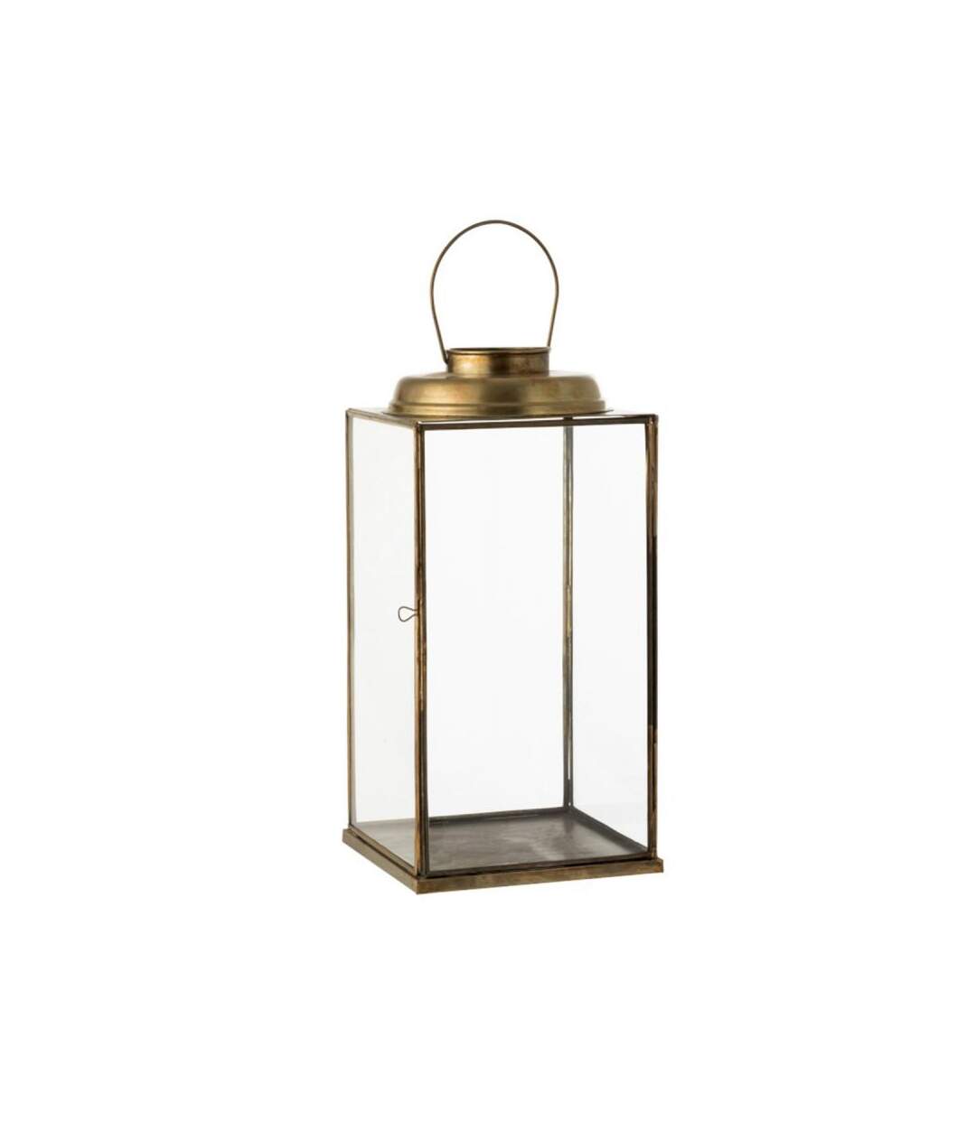 Paris Prix - Lanterne Carrée En Métal antique 48cm Bronze