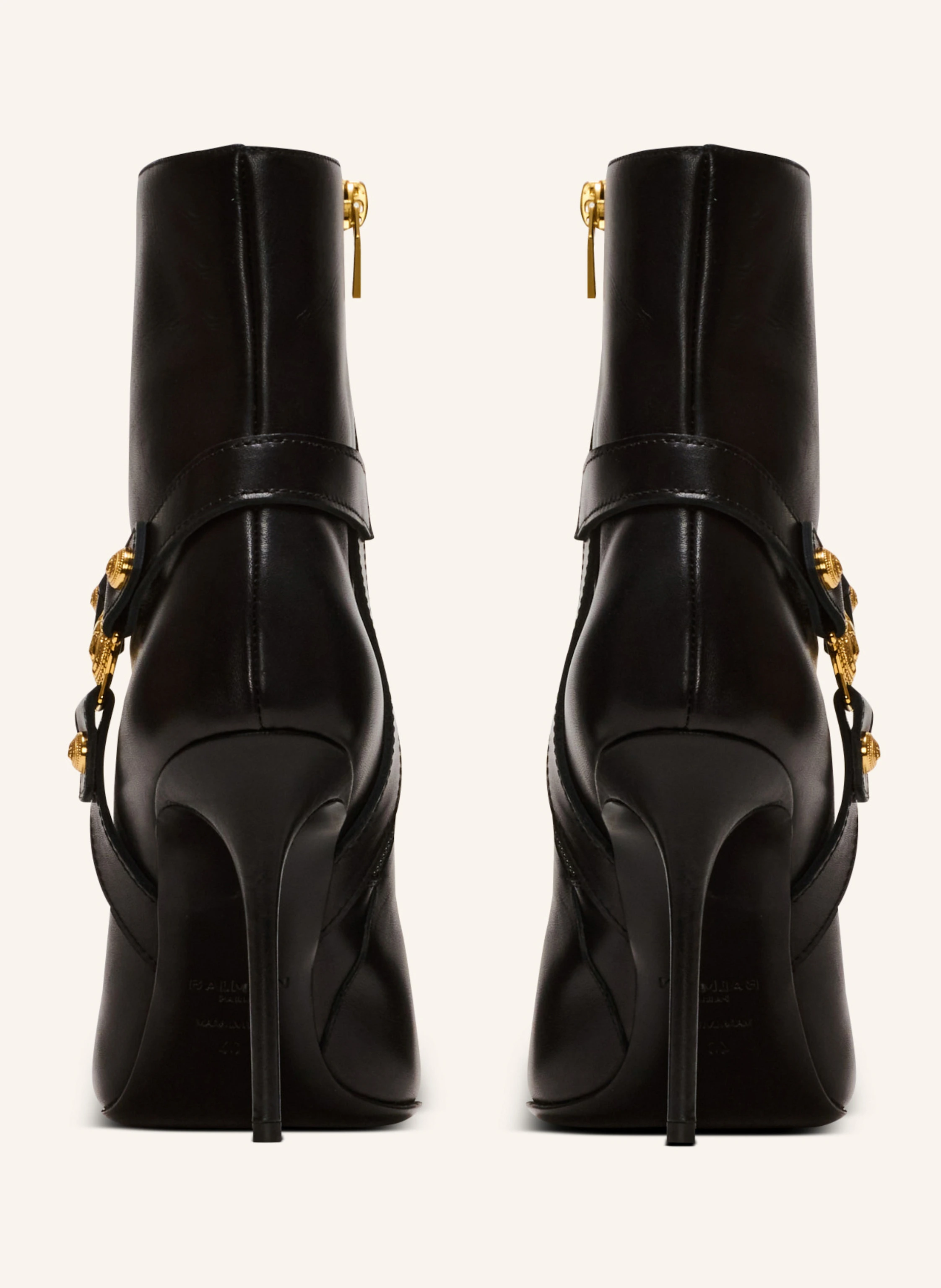 BALMAIN Stiefeletten Eva mit Absatz aus Kalbsleder