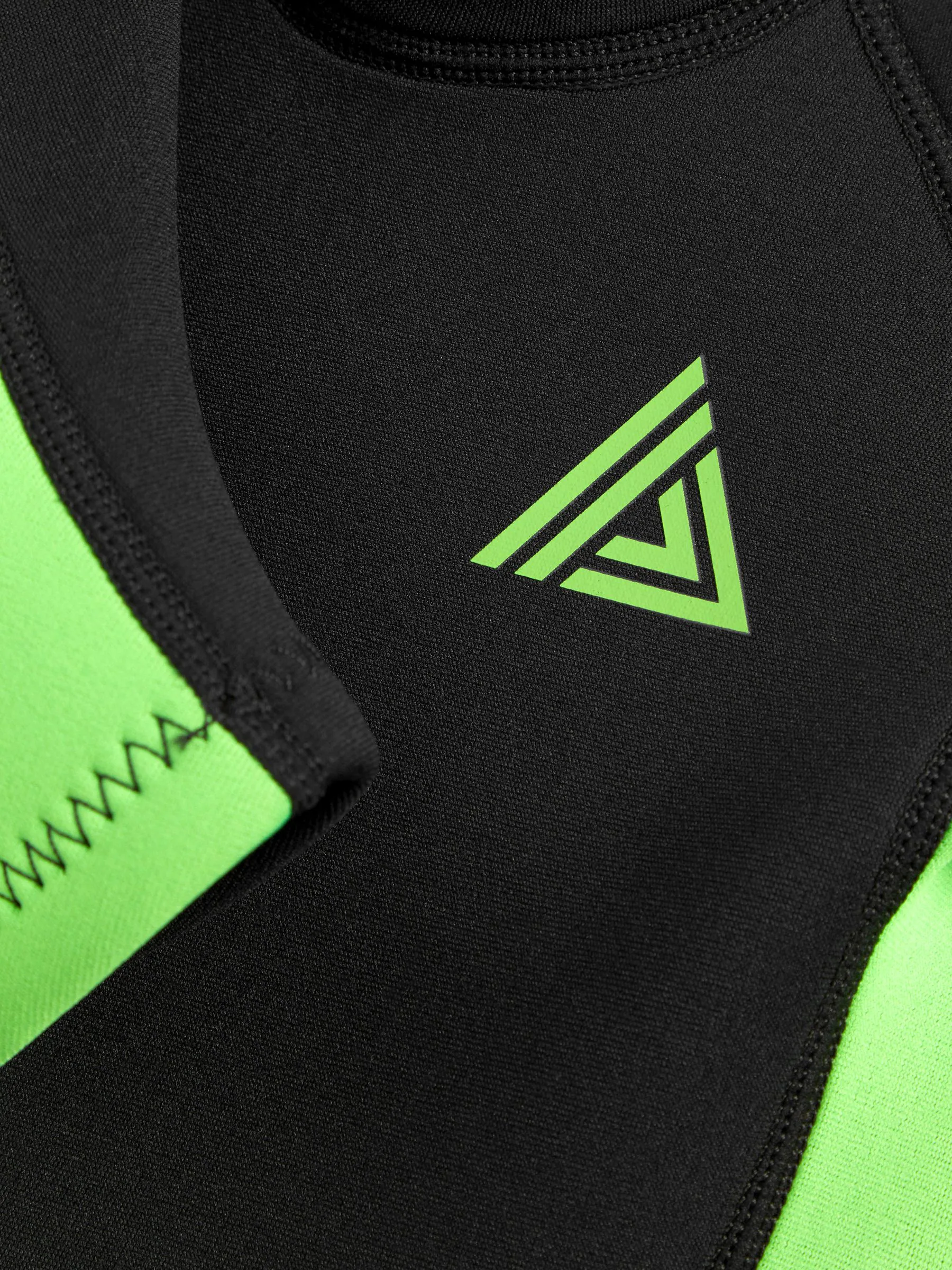 Zwart en groen met korte mouw - Wetsuit (1 - 16 jr)