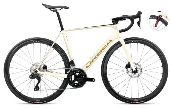 Vélo de Route Orbea Orca M35i Shimano 105 Di2 12V 700 mm Blanc Ivory 2025