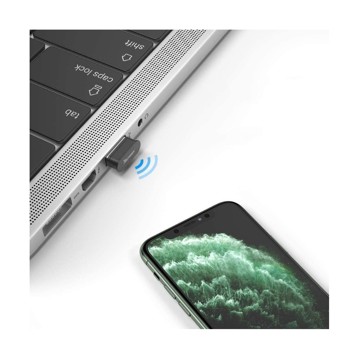 NÖRDIC USB Bluetooth 5.3 dongle Bluetooth USB-adapter BT ver 5.3